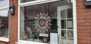 Window at Phoenix Plant Based Eatery in Prescot