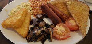 Vegan breakfast at Phoenix Plant Based Eatery in Prescot