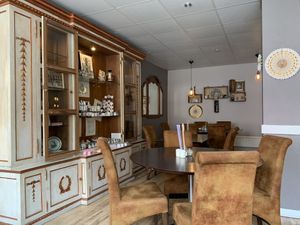 Candles etc. Very tasteful decor  at Phoenix Plant Based Eatery in Prescot