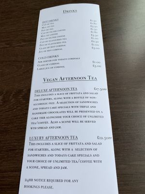 Main menu, rear, May 2019 at Phoenix Plant Based Eatery in Prescot