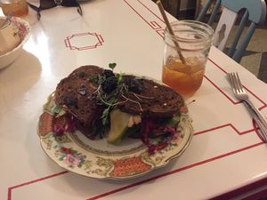 Reuben on rye at North Star Diner in North Bay