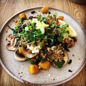 Mushroom gnocchi  at Vanilla Food in Noosaville