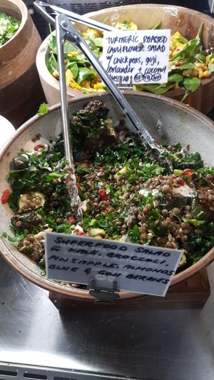 Salads at Vanilla Food in Noosaville