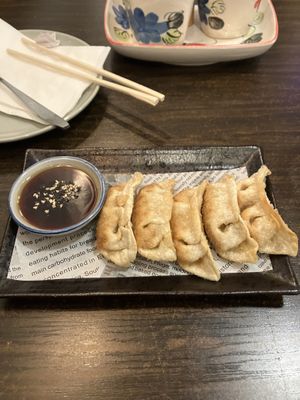 fried dumplings   at Samata Vegan House in Hollywood
