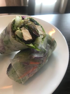 Spring Rolls   at Samata Vegan House in Hollywood