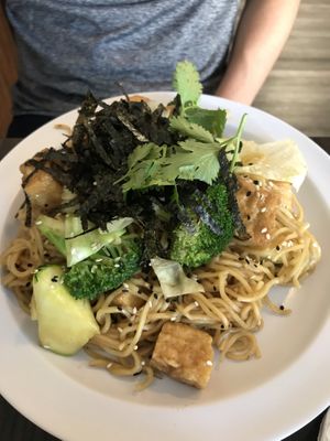 Japanese noodle at Samata Vegan House in Hollywood