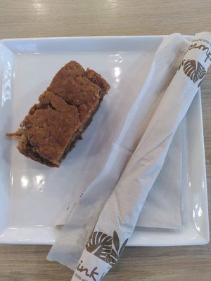 Vegan carrot cake at Natural Spar in Gran Canaria