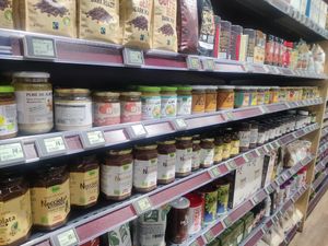 Nut butters! at Natural Spar in Gran Canaria