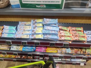 Veggie bars at Natural Spar in Gran Canaria