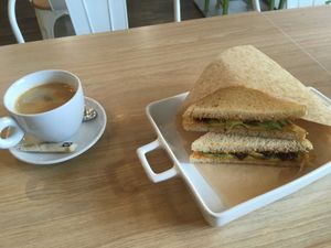 Avocado toast at Natural Spar in Gran Canaria