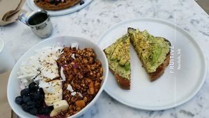 Smoothie Bowl & Avacado Toast at Fruitive - Colley Ave in Norfolk