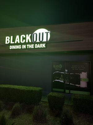   at BLACKOUT Dining in the Dark in Las Vegas