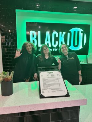 Friendly staff  at BLACKOUT Dining in the Dark in Las Vegas