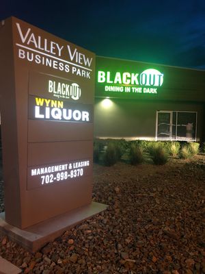 Outside  at BLACKOUT Dining in the Dark in Las Vegas