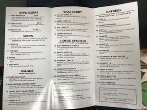 Vegan Menu but Watch Out for Honey at Bangkok Garden in Sacramento