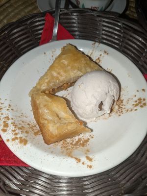 Baklava and vegan vanilla ice cream at Addis in Cape in Cape Town