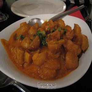 Khumb Masala - Mushroom spiced & cooked in fresh coconut, tomatoes and fresh coriander with a touch of garlic  at Kalpna in Edinburgh