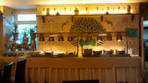 Buffet area. at Kalpna in Edinburgh