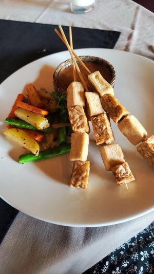 Tofu skewers at Laba Laba in Ubud