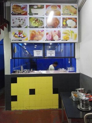 Order counter. at Nagalingam's Bhavan in Kandy