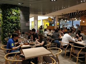 restaurant interior decor at Green Signature - Yishun in North Singapore