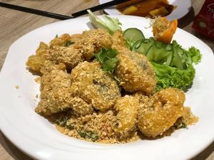 Cereal mushrooms at Green Signature - Yishun in North Singapore
