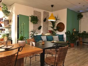 Cafe interior  at Buddha Bowl in The Hague