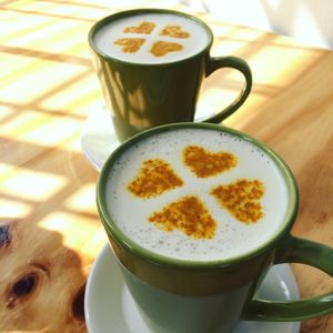 Gengibre Dorado - the best post-diving drink in the world! at Cali Cafe in Cozumel