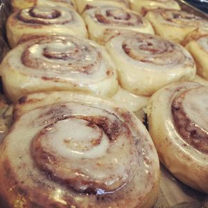 Cinnamon Buns at Cali Cafe in Cozumel