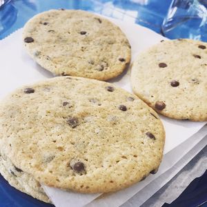 Chocolate Chip Cookies at Cali Cafe in Cozumel