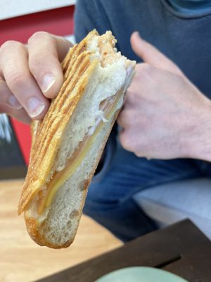 Delicious Turkey Panini  at Wild Trails Coffee in North Vancouver