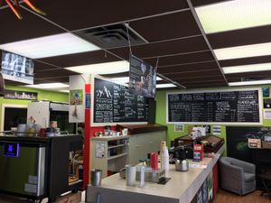 Inside the cafe at Wild Trails Coffee in North Vancouver