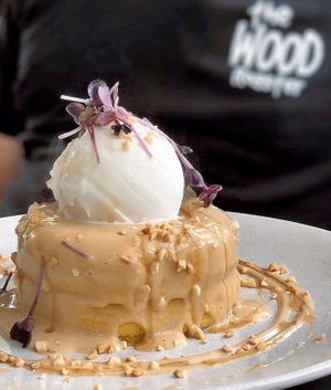 Peanut butter pancake at Hale & Hearty in Waterloo