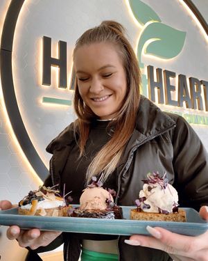 Triple taster plate at Hale & Hearty in Waterloo