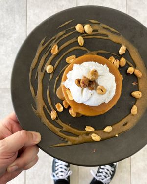 Plant Peanut Butter Pancake  at Hale & Hearty in Waterloo