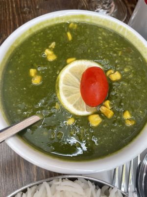 Cheera chole mashiyal   at Kathakali Indian Cuisine in Kirkland