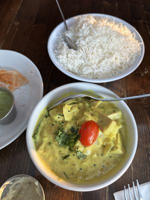 Chakka potato stew  at Kathakali Indian Cuisine in Kirkland