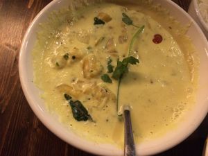 jackfruit and potato stew at Kathakali Indian Cuisine in Kirkland