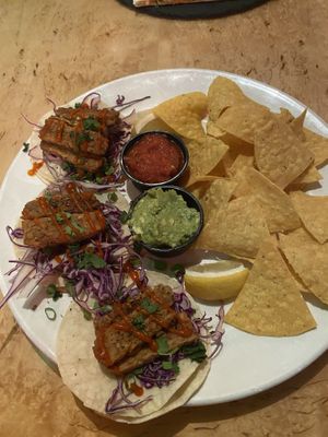 Vegan/GF tempeh tacos   at Solid Grill & Bar in Boise