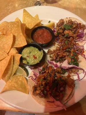 Tempeh tacos  at Solid Grill & Bar in Boise