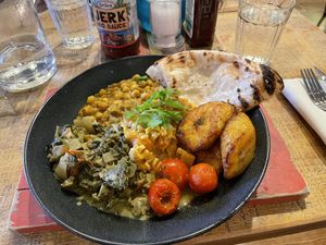 Vegan brunch bowl  at Turtle Bay in York