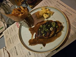 Vegan jerk chick'n at Turtle Bay in York