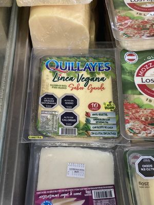 Vegan cheese (no palm oil) at Mini Market in Futaleufu