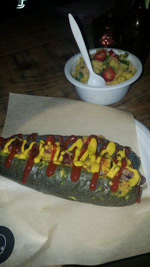 Charcoal bun at The Green Grill - Walthamstow in East London