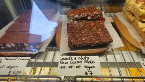 Seeds & Nuts Raw Cacao Slab at LuvCoffee in Whangamata