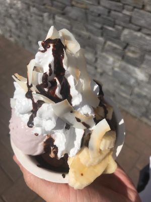 Banana Split at Utopia Ice in Christchurch