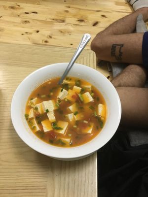 Tofu soup at Hao Tea House in Ha Giang