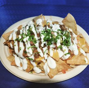 Nachos asada at Doomie's NextMex - Vine in Hollywood