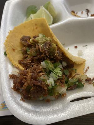 Carnitas taco at Doomie's NextMex - Vine in Hollywood