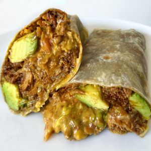 Mole Chick’n Queso Burrito   at Doomie's NextMex - Vine in Hollywood
